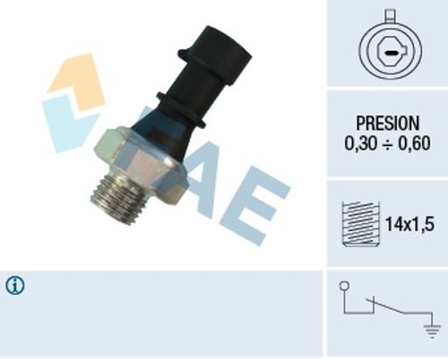 Fits fae 12430 oil pressure - oil,