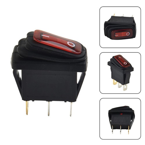 Switch rocker button with - with, led