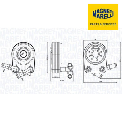 Oil cooler engine - cooler,,
