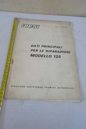 Fiat 125 1970 - repair, main